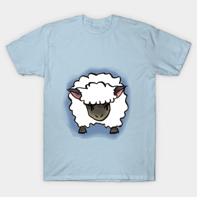 cute sheep T-Shirt by yamiwarner